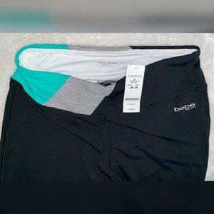 NWT Bebe Sport ColorBlock Leggings